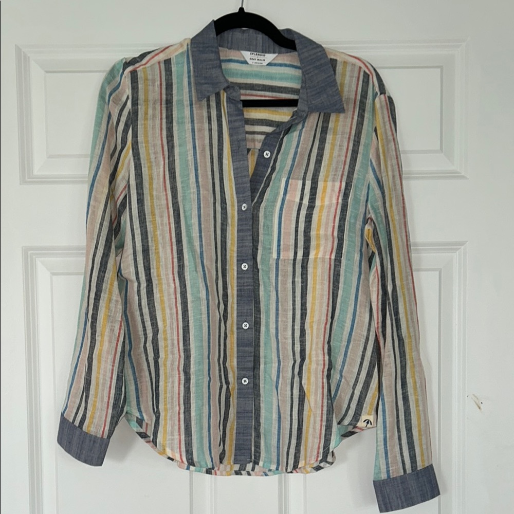 Splendid x Gray Malin Linen Button Down
Multicolor Women’s Shirt
